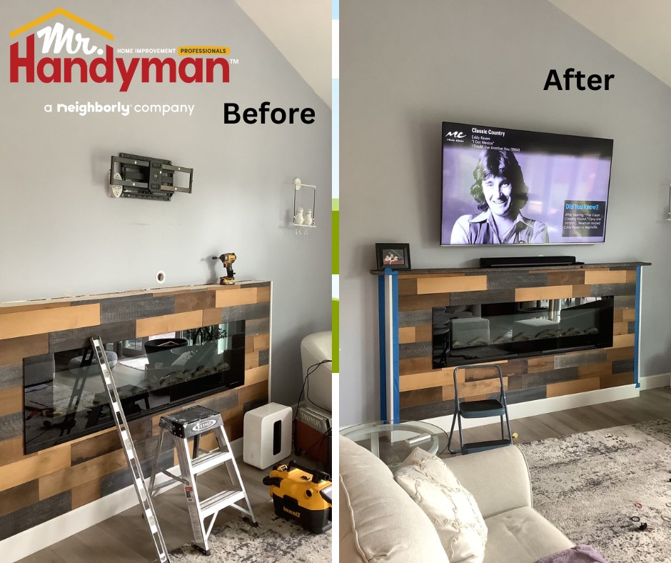 TV wall install