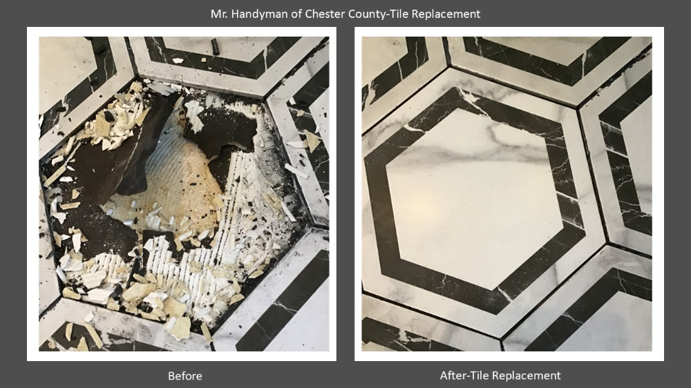 Tile Replacement Paoli, Pa Chester County