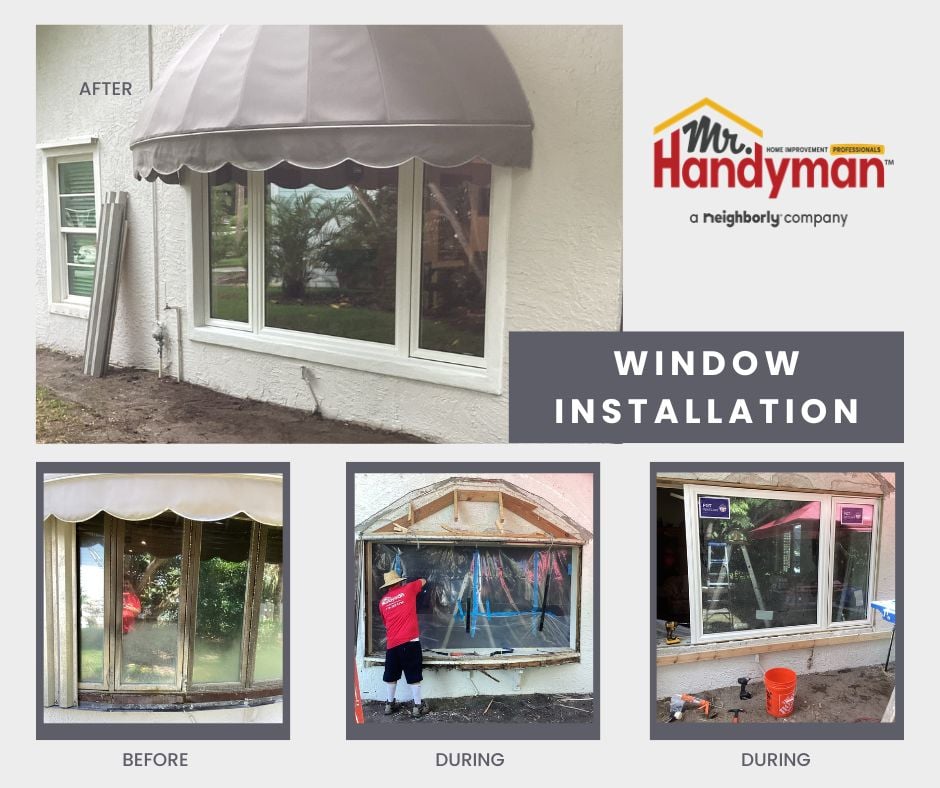 Window installation.