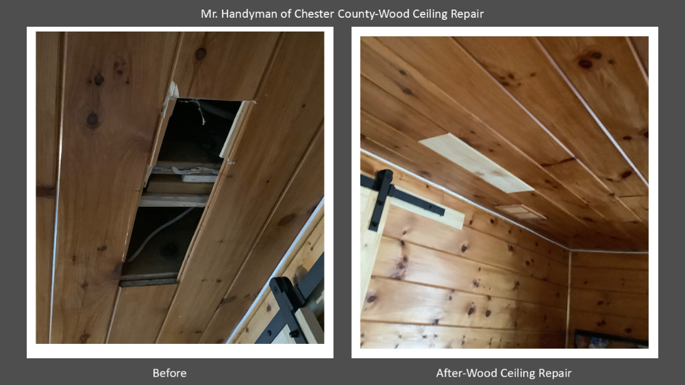 Wood Ceiling Repair Berwyn, Pa Chester County