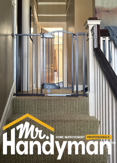 child proofing safety gate installation