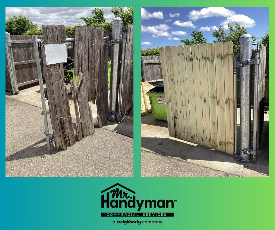 commercial fence repair