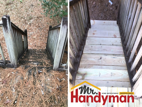 deck stair repairs