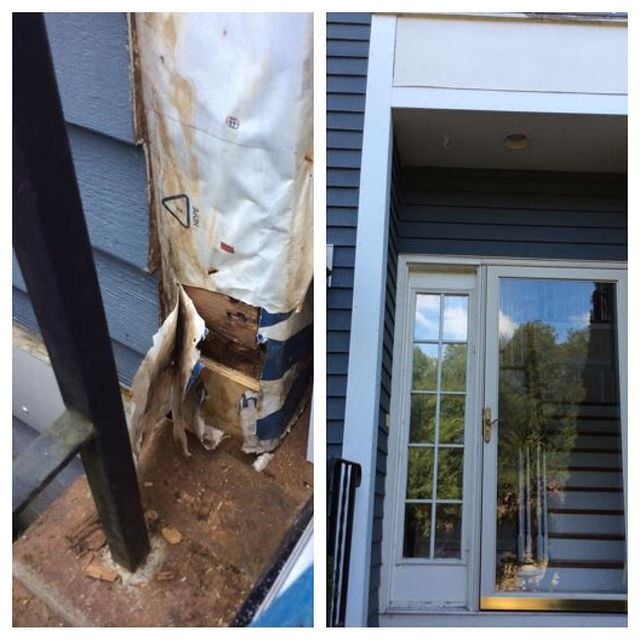 Residential door fram repair