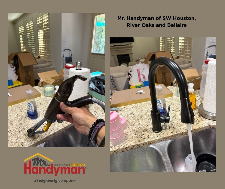 kitchen faucet installation