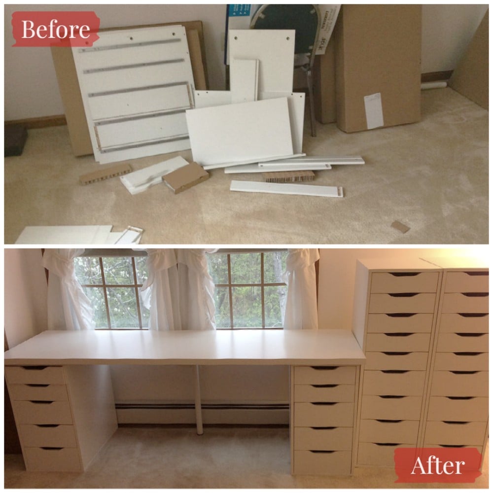 Furniture of a assembled furniture