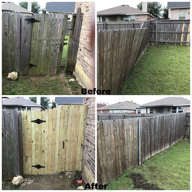 new fence repair