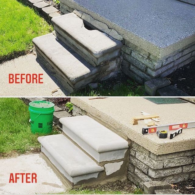 stairs before and after