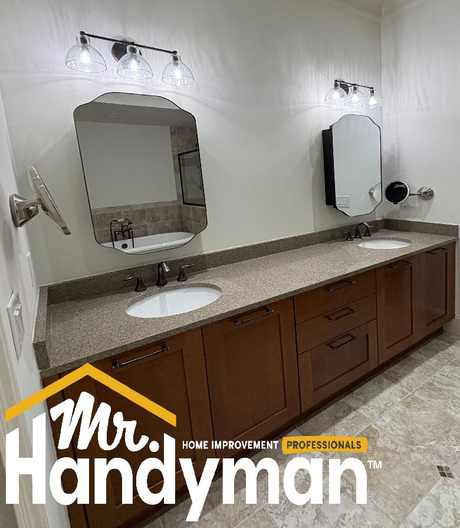 vanity mirror installation