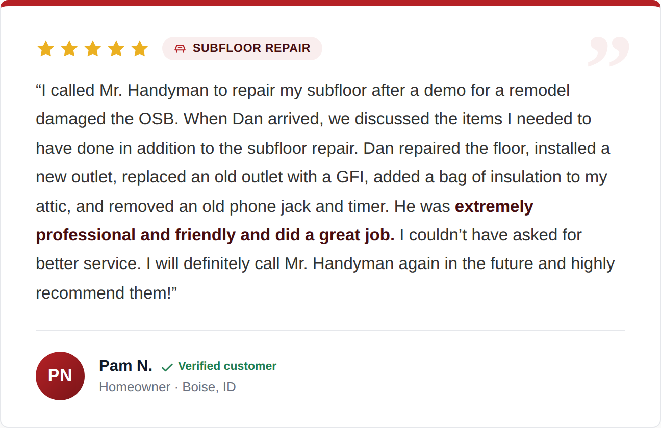 Review by a customer.