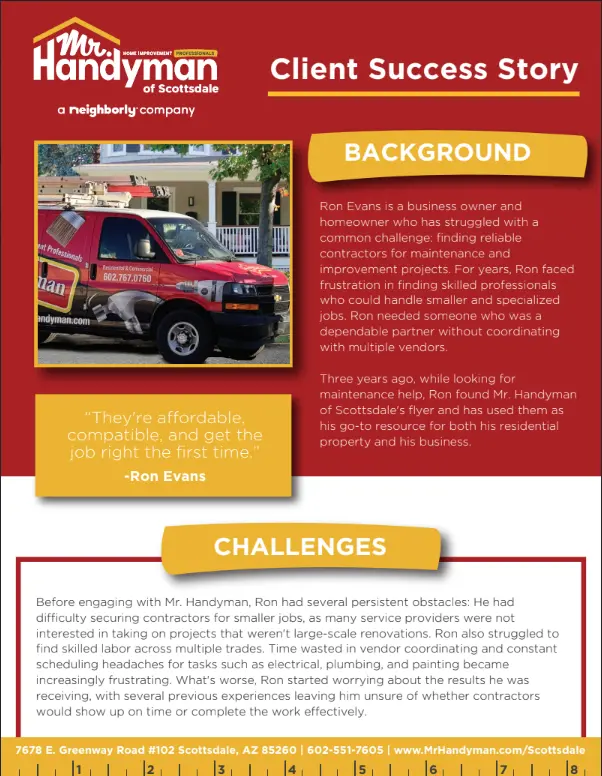 Client success story preview photo.