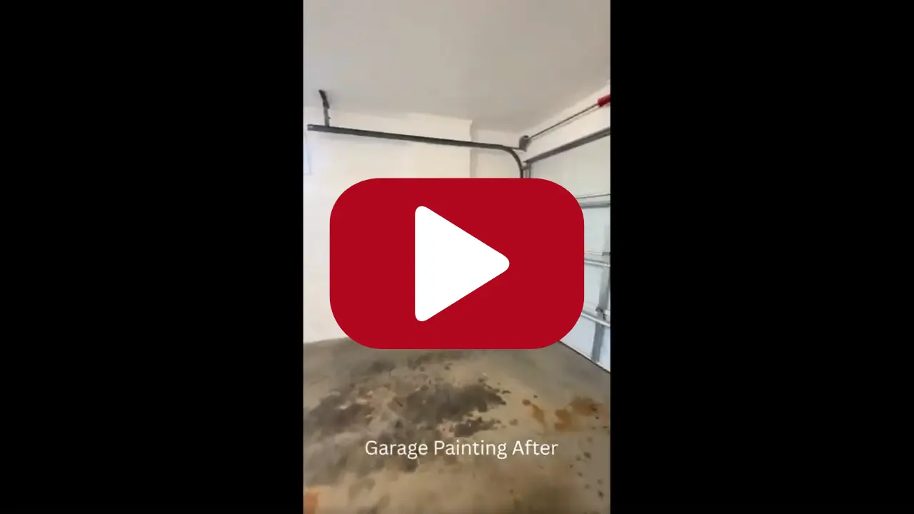 Garage makeover video thumbnail.