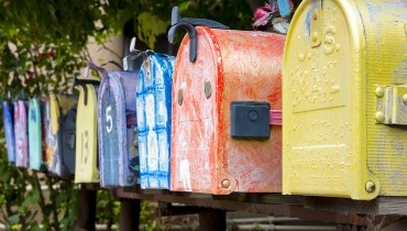 colorful mailbox