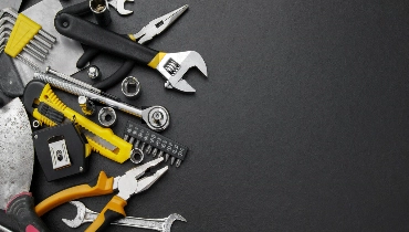 Wrenches, pliers and other tools that are commonly used by service providers when you hire a handyman in Arlington.
