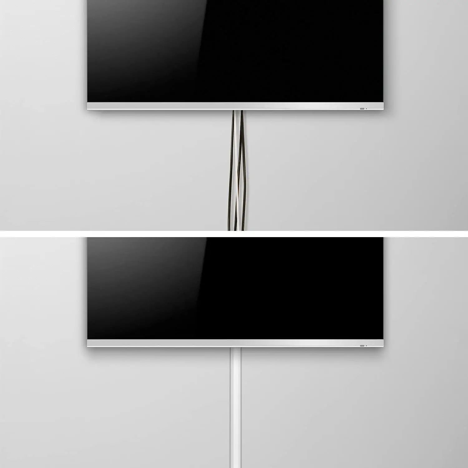 How to Safely Hide Mounted TV Cables - Cleverly Changing