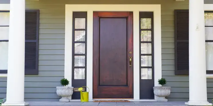 Recently rendered exterior door repair services for residential