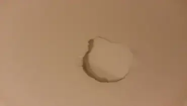 Hole in drywall