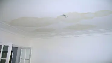 Stained drywall