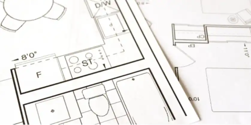 Home renovation diagrams for a residential home.