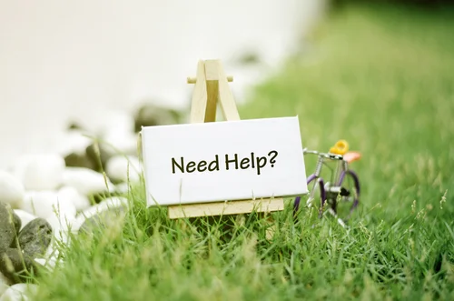 Tiny need help sign in the grass