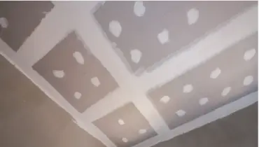 Rendered ceiling drywall repair services