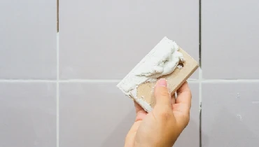 Replacing grout on sale with silicone