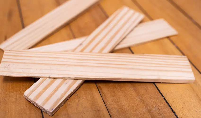 Wooden shims