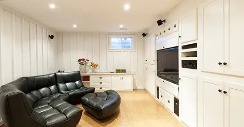 Small basement living room