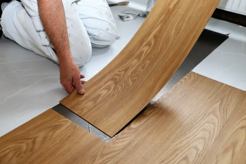 Fitting best sale vinyl flooring