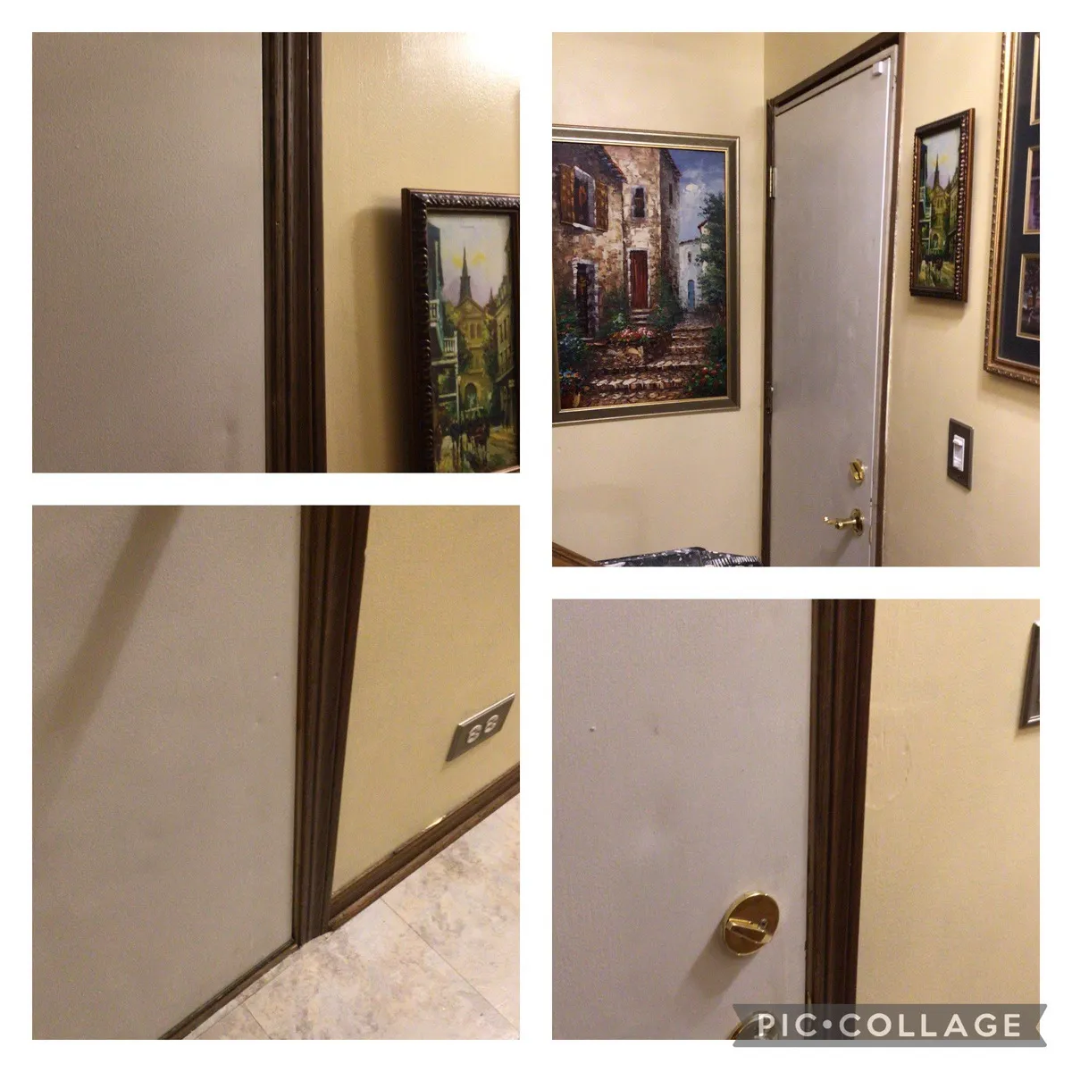 Mr. Handyman completed a door frame replacement during trim repair in Wheaton, IL.
