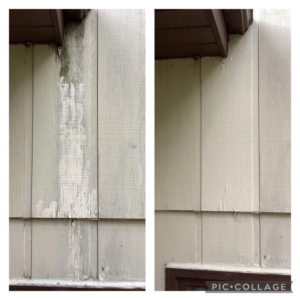 Siding wood rot repair service during property maintenance in Dupage County, including painting