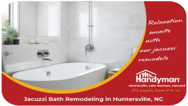 Beautiful bathroom with a Jacuzzi tub.