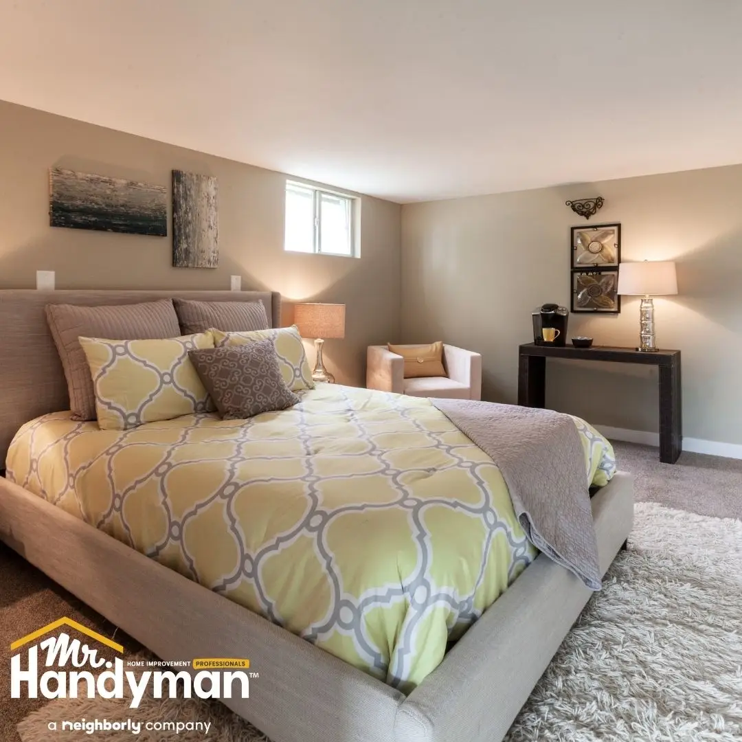 Basement bedroom renovation
