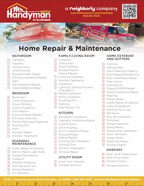 Home maintenance checklist