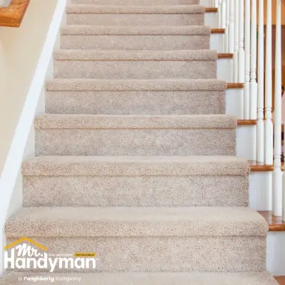 Staircase holiday safety check.