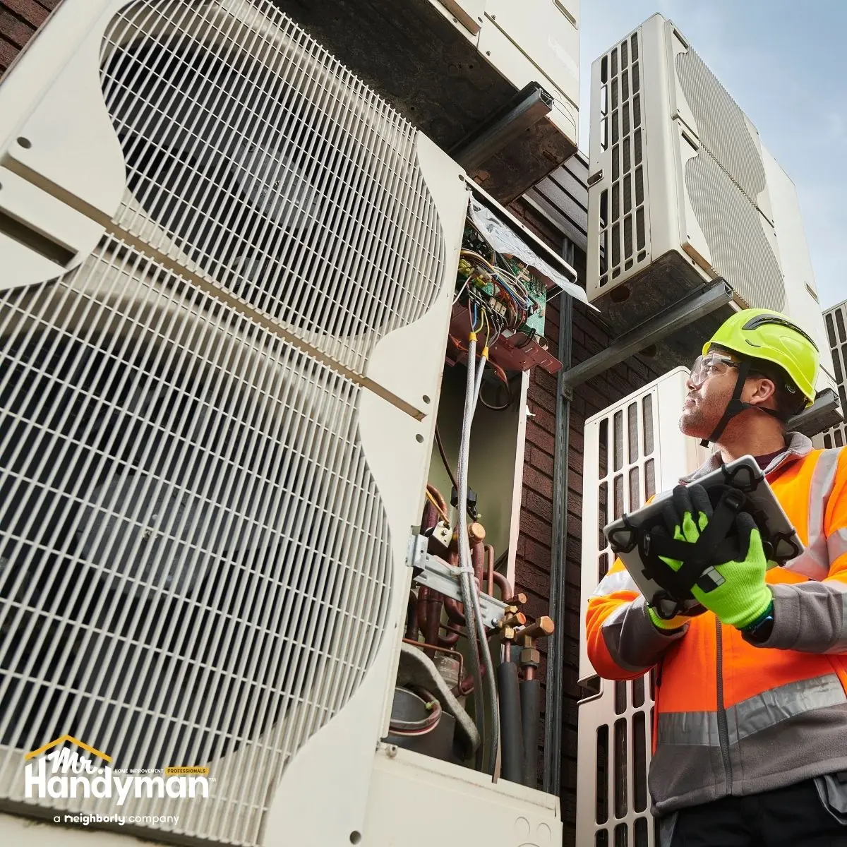 Ventilation system inspection.