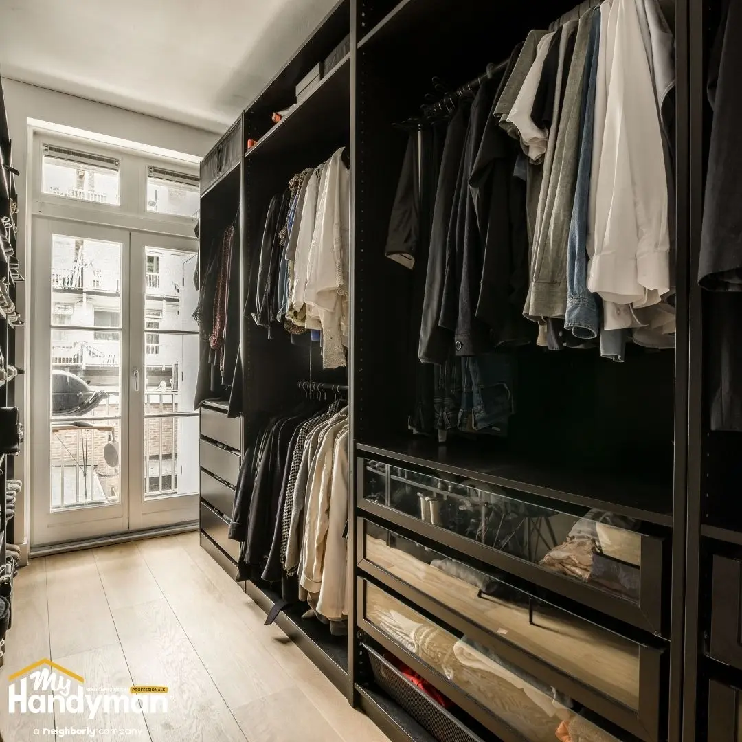 custom closet storage Installation