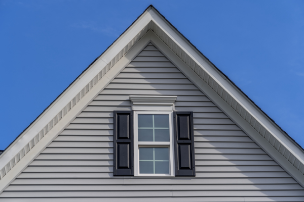 single hung window gable roof