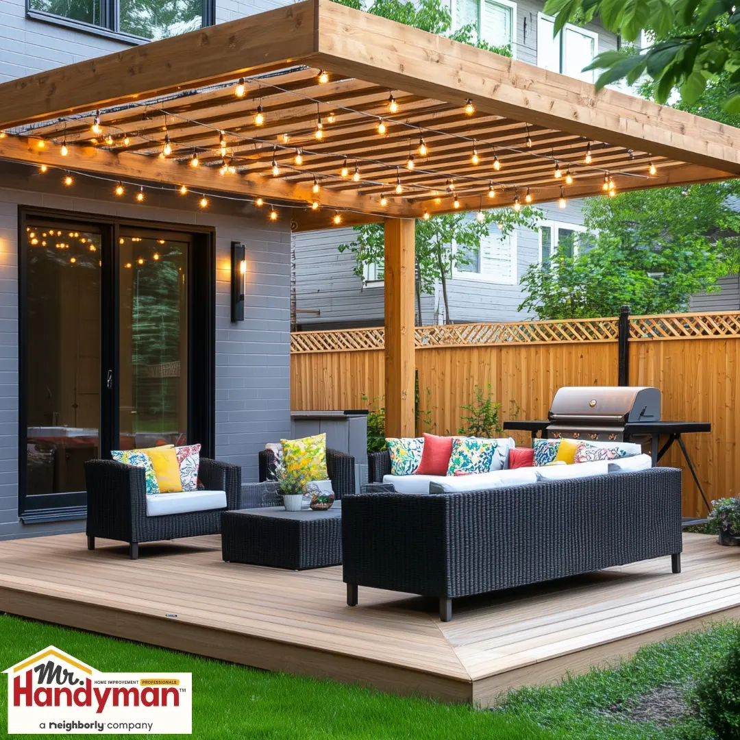 A beautiful deck.