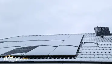 Mr. Handyman technician performing spring home maintenance inspection on Montgomery County MD home exterior