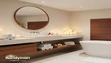 Mr. Handyman technician completing spring remodeling project in Wichita home.