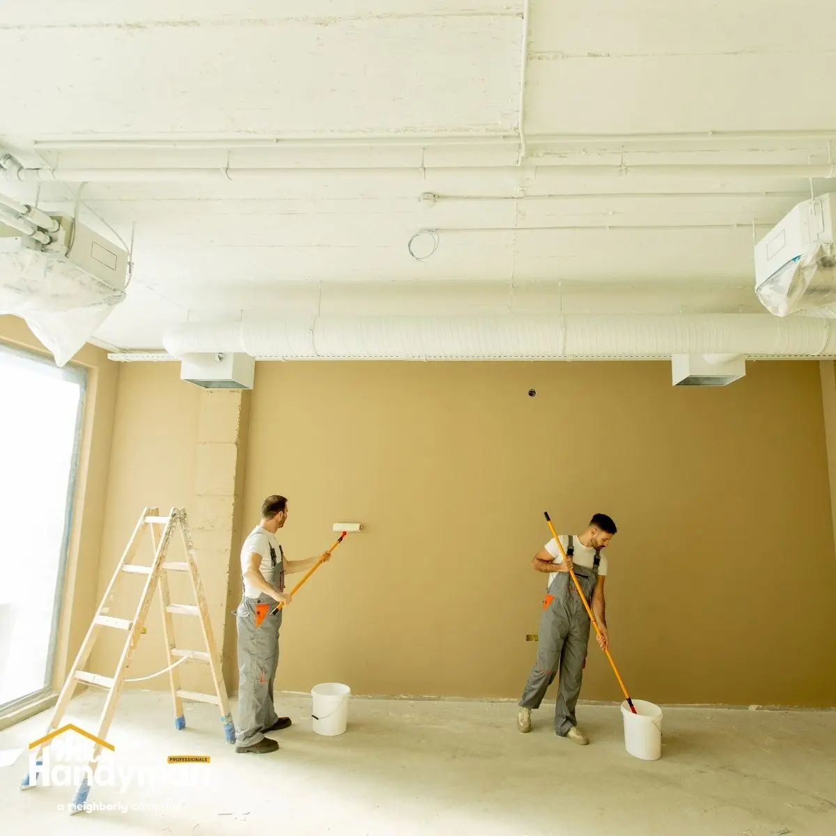 Gym ceiling repair.