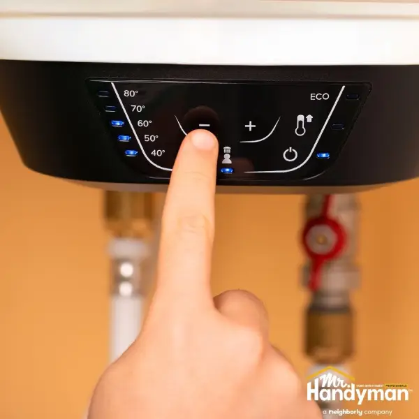 Water heater temperature control