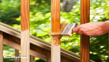 Mr. Handyman technician refreshing a front door and entry area to improve curb appeal at a South Bend Northern Indiana home this spring