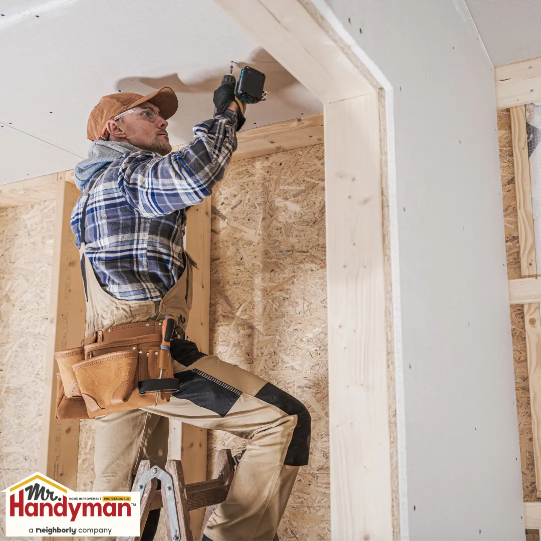 reviewing a home remodeling