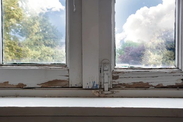 Window wood rot.