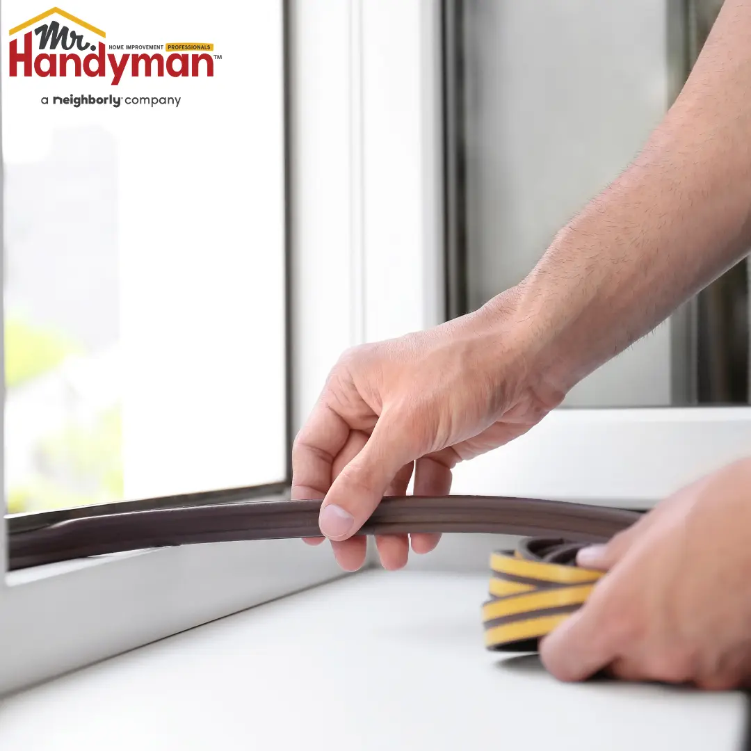 Mr. Handyman technician addressing small home repairs