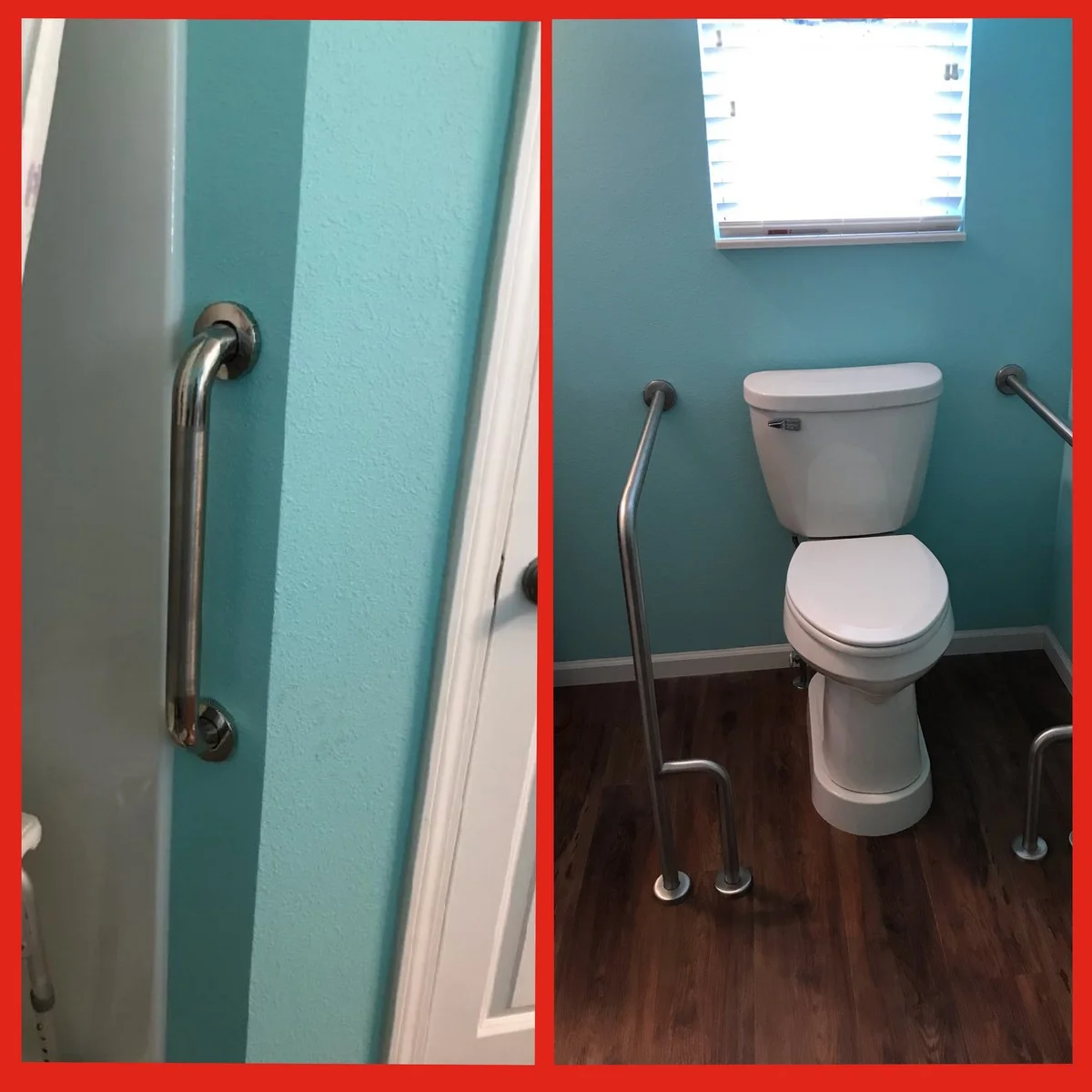 A Glen Carbon bathroom remodeled to add accessibility features