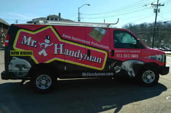 Mr. Handyman of Greater Cincinnati work van in Sharonville.