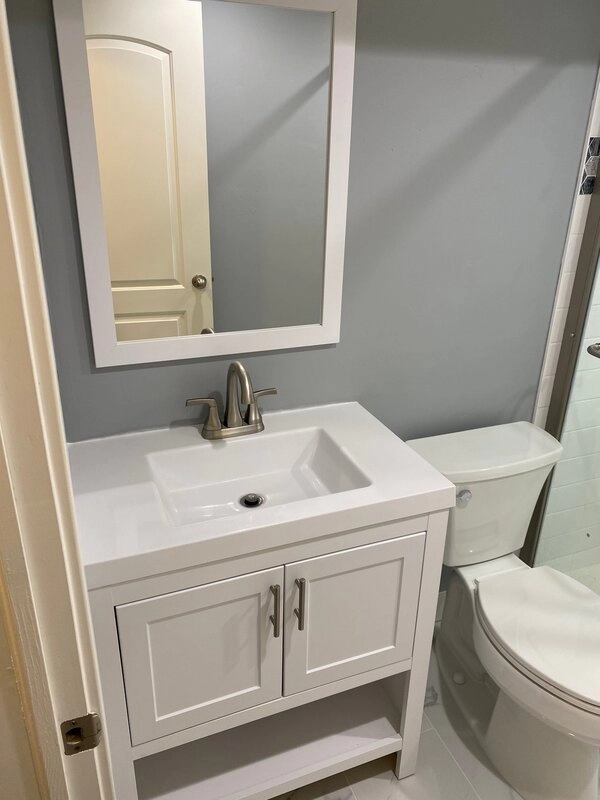 Newly remodeled bathroom by Mr. Handyman in Spanish Fork home.